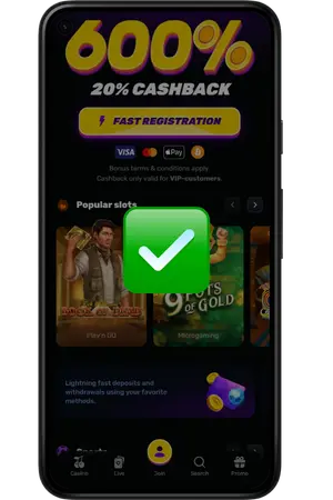 Completed online casino registration casino Wino