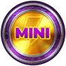 Coin Strike Mini-jackpot, paarse munt van 25x de inzet